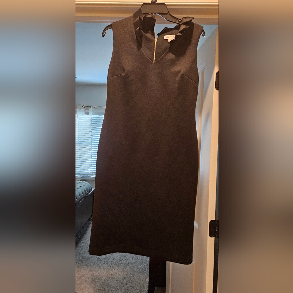 Calvin Klein Black Sleeveless Dress